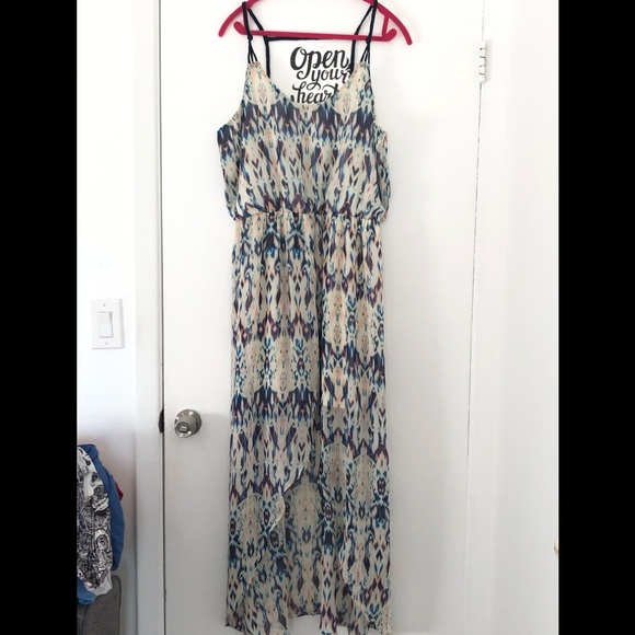 EUC high low maxi summer dress - Picture 2 of 5